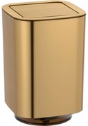 Wenko Odpadkový kôš s výkyvným vekom Auron 5,5 l, zlatá