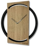 Drevené nástenné hodiny Wood oak 2 Flex z215-1d-1-x v, 32 cm