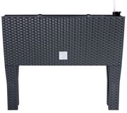 Truhlík RATAN CASE HIGH antracit