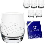 Celebration crystals Poháre Globo Crystals Modern 350 ml 6 ks