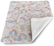 Sablio Deka pre bábätko Jednorožce - 80x100 cm