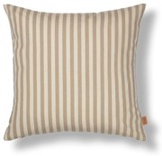 Ferm Living Vonkajší poťah na vankúš Strand Sand/Off-white 50 × 50 cm