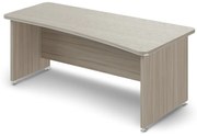 Ergonomický stôl TopOffice 200 x 100 cm, pravý, driftwood