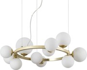 Závesné svietidlo Ideal Lux Perlage 11xG9 3000K biela 165W