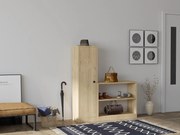 Botník (skrinka na topánky) Musuku 3 (dub zafírový). Akcia -18%. Vlastná spoľahlivá doprava až k Vám domov. 1094571