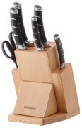 Stojan na nože 7 ks s brúskou na nože - Flow Kitchen - 132760