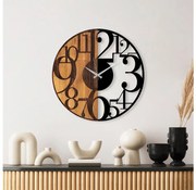 Nástenné hodiny pr. 56 cm 1xAA drevo/kov