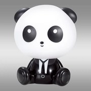 Stolná lampa PANDA 6948 biela/čierna 2,5W LB1