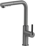 Deante Momi, drezová batéria s výsuvným výtokom h-348, grafitová, DEA-BKM_D73M