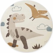 Koberec Hanse Home ADVENTURES DINO krémový kruh