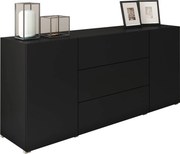 XXXLutz ŠIROKÁ KOMODA, čierna, 150/68/38,5 cm MID.YOU - Online Only obývacie izby - 002778007112