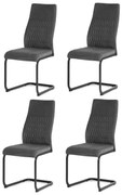 Sada jedálenských stoličiek DCL-X7018 GREY2, 4 ks
