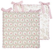 Obojstranný podsedák s výplňou Dots & Roses - 40 * 40 cm