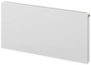 Mexen, Mexen Flat CVF21 panelový radiátor 600 x 400 mm, spodné pripojenie, 484 W, biely - W621F-060-040-00