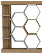 nižnica Sueno White and Walnut