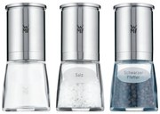 WMF - SADA 3x Mlynček na korenie DE LUXE nerez