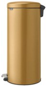 Nášľapný oceľový odpadkový kôš v zlatej farbe 30 l NewIcon – Brabantia