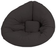 Rozkladacie detské kresielko tmavosivej farby Karup Design Mini Nido Dark Grey