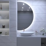 Atypické zrkadlo do kúpeľne s LED osvetlením A30