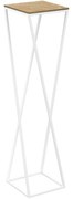 Stojan na kvety 100x24 cm biela