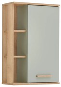 Zelená závesná kúpeľňová skrinka v dekore duba 51x75 cm Set 963 - Pelipal