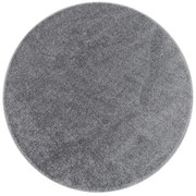 Ayyildiz, Kusový koberec Ata 7000 lightgrey kruh, 120x120 (priemer) kruh, šedá, obývacia izba