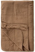 Ib Laursen Prešívaný prehoz Vintage Camel 130 × 180 cm