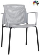 Konferenčná rokovacia stolička LOGOS 4NOHY PLAST