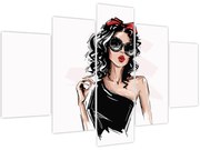 Obraz - Fashion woman (150x105 cm)