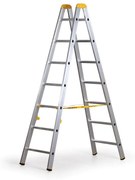 Hliníkové štafle ALVE FORTE, 2x7 priečok, výška 2,02 m