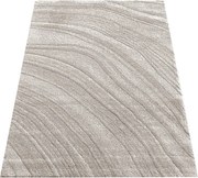 DY Béžový koberec s abstraktným vzorom Serenity 02 Rozmer: 80x150 cm