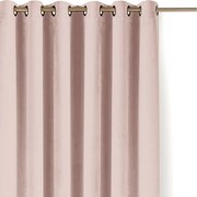 Svetloružový zamatový dimout záves 530x225 cm Velto – Filumi