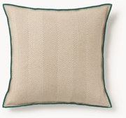 Poťah na vankúš so vzorom rybej kosti Agatha