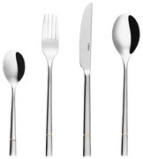 Príborový set 24 ks dezertný - Luxus zlatá ryha - 112562