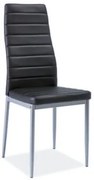 Jedálenská stolička Cronus, čierna / sivá