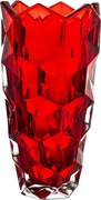KRIŠTÁĽOVÁ VÁZA BOHEMIA LUNAR RED 280MM