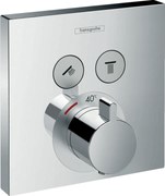 Hansgrohe Shower Select, termostatická batéria pod omietku, na 2 výstupy, chrómová, HAN-15763000