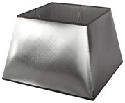 Strieborno-čierne tienidlo Azzuro square - 40*40*26,5cm/ E27