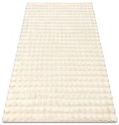 Koberec BUBBLE slonová kosť 12 štrukturálny 3D