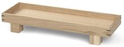 ferm LIVING Ozdobná tácka BON prírodný drevo 36x12 cm