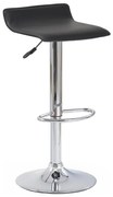 Barová stolička 84x40 cm čierna/chróm