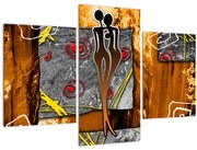 Obraz starovekej maľby (90x60 cm)