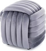 SI Bruni Velvet taburetka sivý