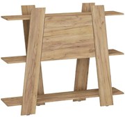 Regál Via 130-2D Craft Zlatý