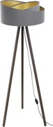 Stojacia lampa GALAXY 1xE27/60W/230V šedá/hnedá
