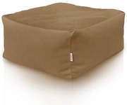 Podnožka štvorcová plyš - Béžová