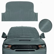 PreHouse Snehová pokrývka na čelné sklo, sivej farby, 99 cm x 188 cm