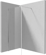 Deante Kerria Plus, Walk-in sprchová zástena 90cm, výška 200cm, 6mm číre sklo s ActiveCover, chrómový profil, KTS_039P