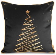 VIANOČNÁ DEKORAČNÁ OBLIEČKA NA VANKÚŠ EVE 1KS 45X45 CM VZOROVANÁ