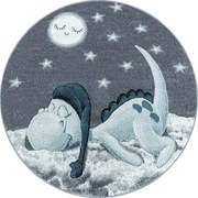 Modro-sivý detský koberec ø 120 cm Bambi – Ayyildiz Carpets